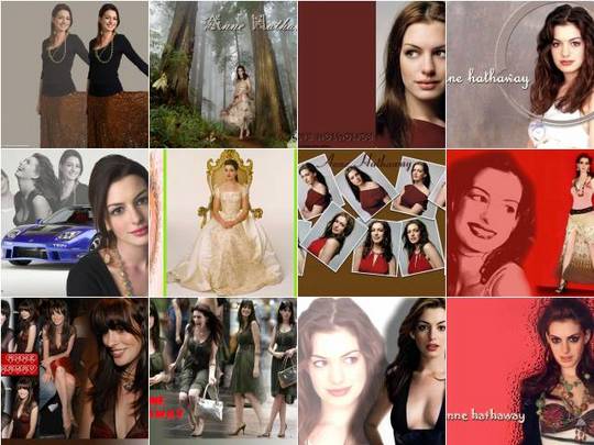 Product picture Anne Hathaway desktop Wallpaper