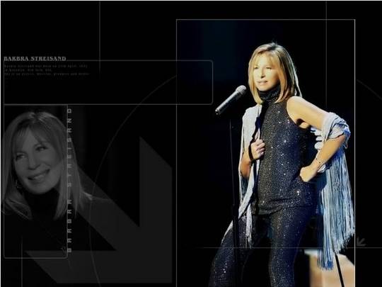 Product picture Barbra Streisand computer wallpaper
