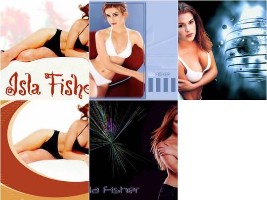 Product picture Isla Fisher computer wallpaper
