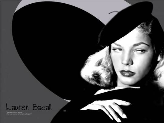 Product picture Lauren Bacall desktop Wallpaper