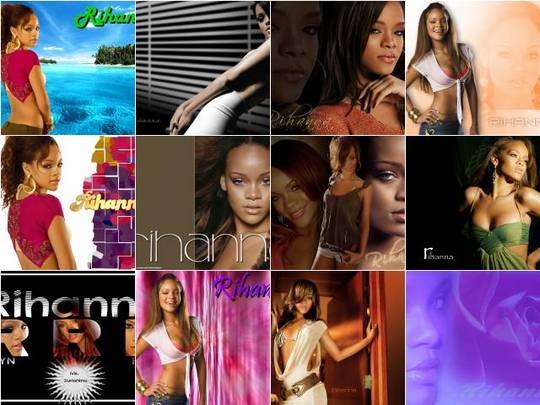 Product picture Rihanna computer wallpaper